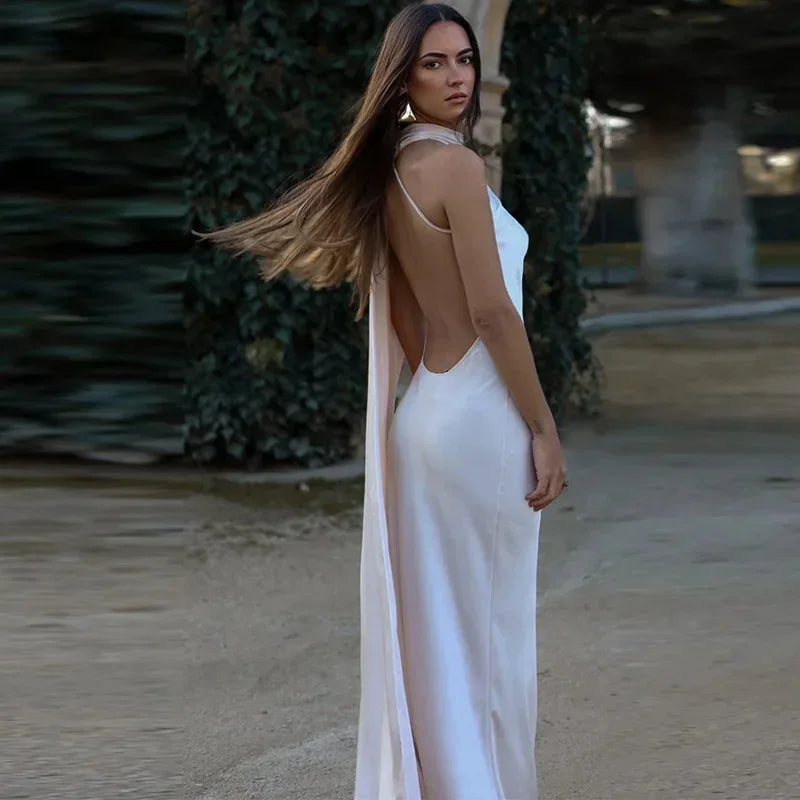 CELINE | VESTIDO MAXI SILUETA ELEGANTE