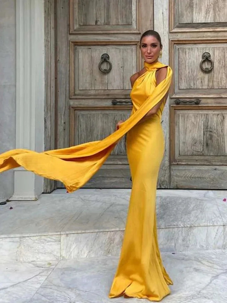 CELINE | VESTIDO MAXI SILUETA ELEGANTE