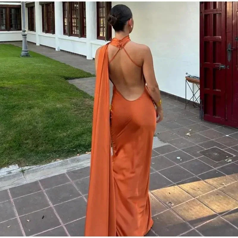 CELINE | VESTIDO MAXI SILUETA ELEGANTE