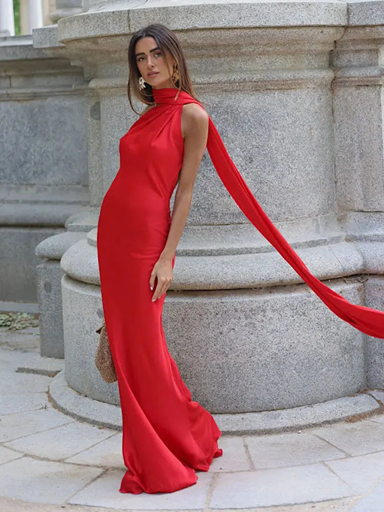 CELINE | VESTIDO MAXI SILUETA ELEGANTE