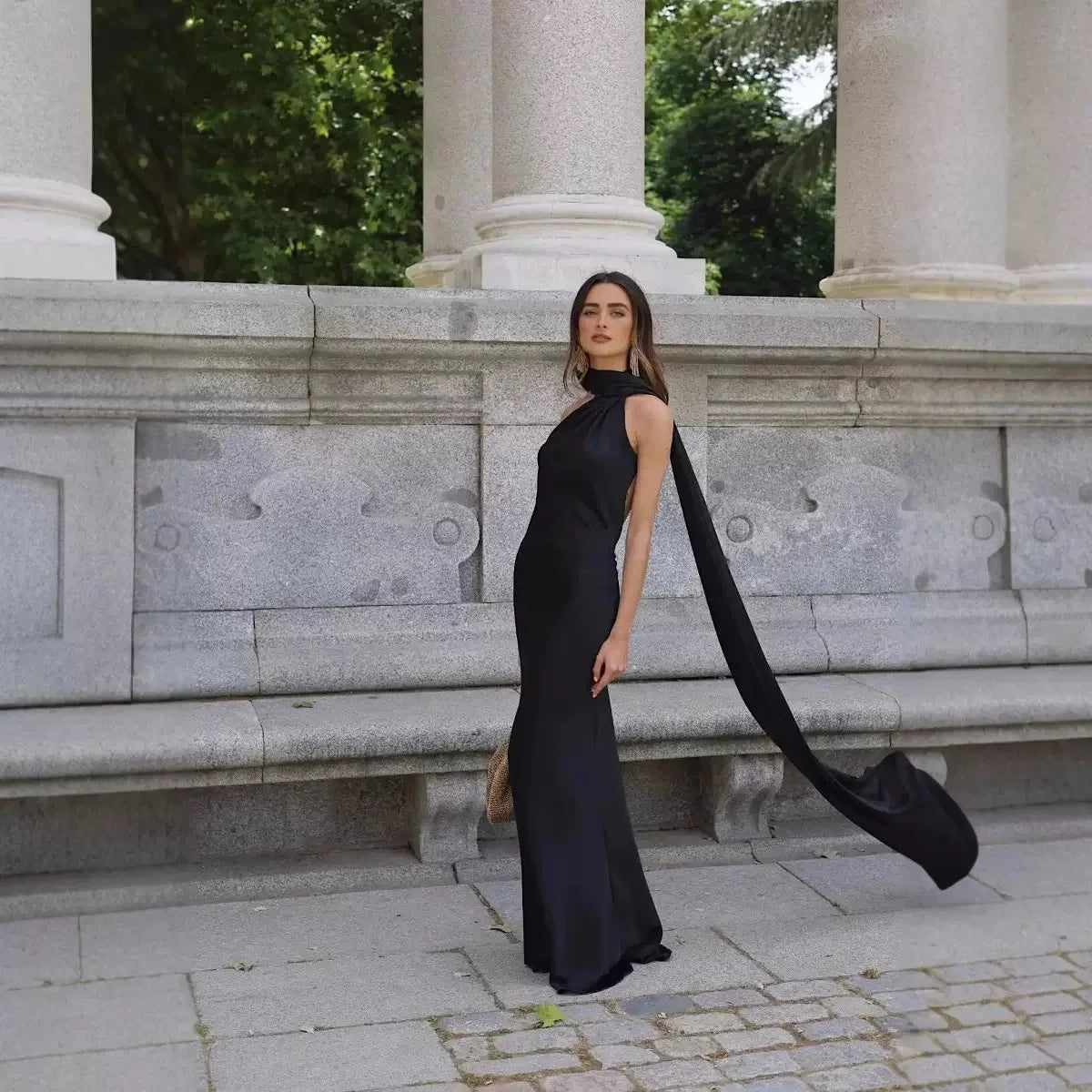 CELINE | VESTIDO MAXI SILUETA ELEGANTE