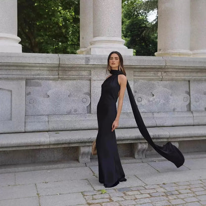 CELINE | VESTIDO MAXI SILUETA ELEGANTE