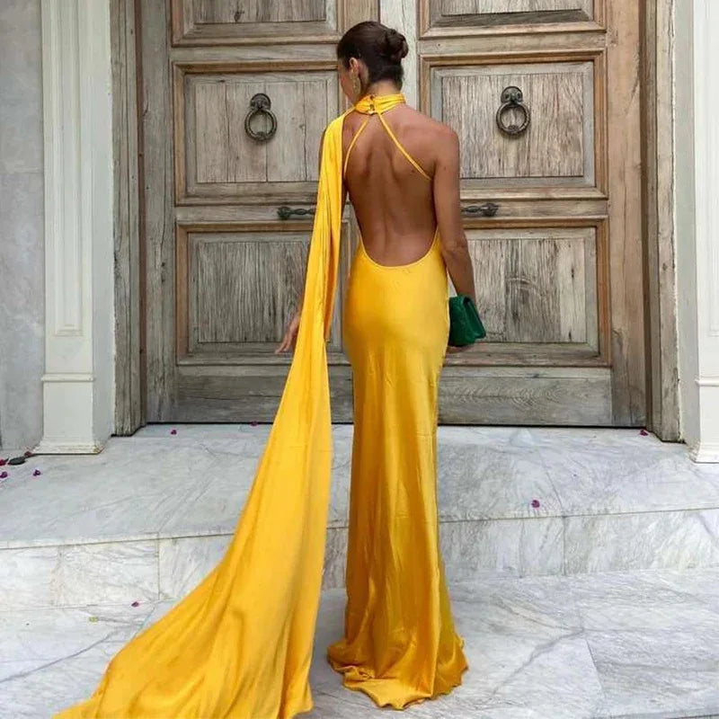 CELINE | VESTIDO MAXI SILUETA ELEGANTE