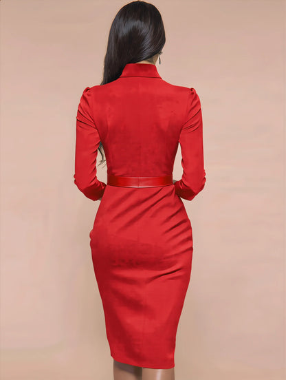 CASSIA | VESTIDO MIDI CORTE PREMIUM