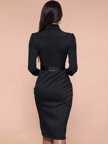 CASSIA | VESTIDO MIDI CORTE PREMIUM