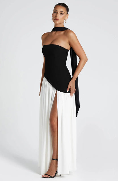 SELENE | VESTIDO MAXI CORTE IMPERIAL