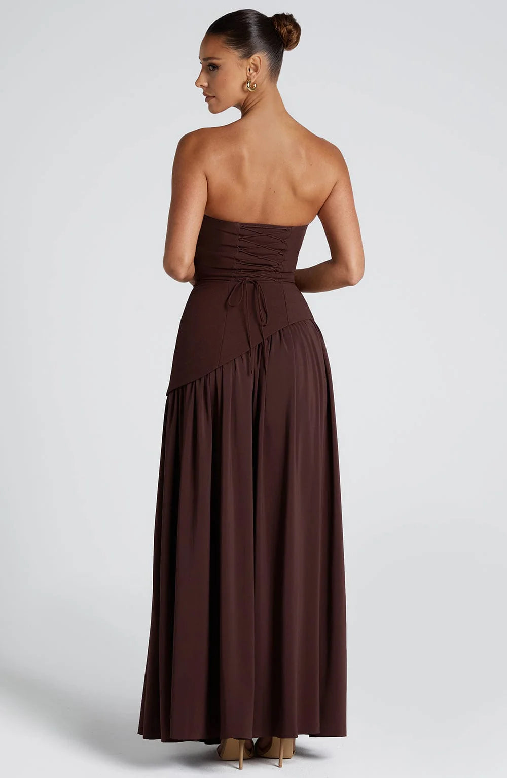SELENE | VESTIDO MAXI CORTE IMPERIAL