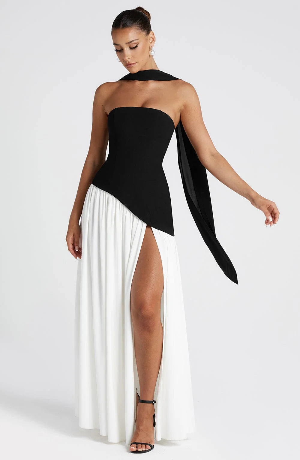 SELENE | VESTIDO MAXI CORTE IMPERIAL